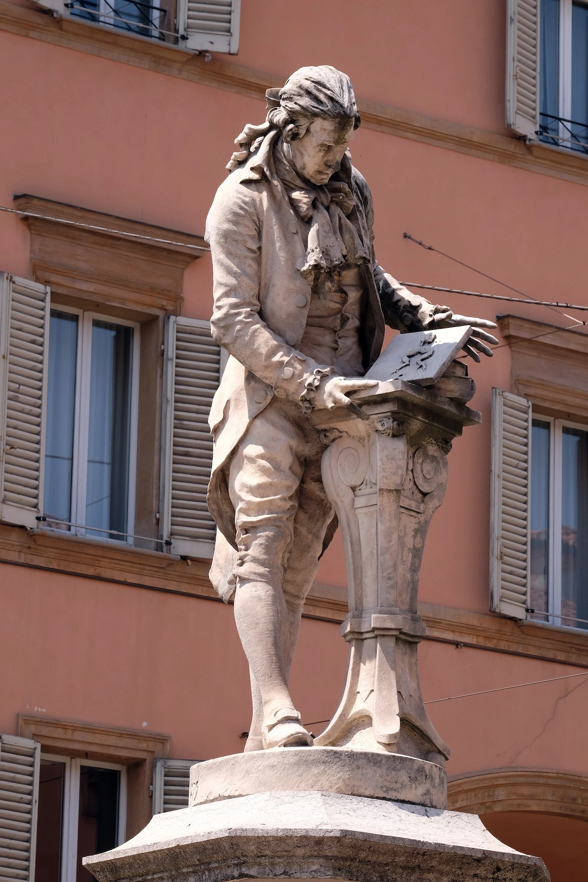 Statue of Luigi Galvani, Italian physicist, father of electrophysiology
